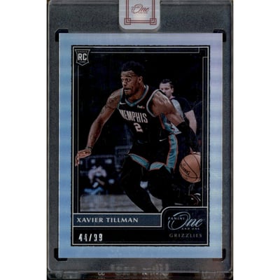 2020-21 Panini One and One #134 Xavier Tillman RC