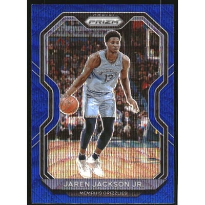 2020-21 Panini Prizm Prizms Blue Wave #126 Jaren Jackson Jr.
