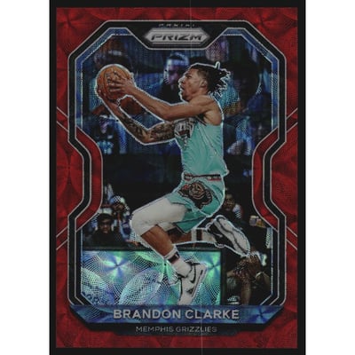 2020-21 Panini Prizm Prizms Choice Red #228 Brandon Clarke
