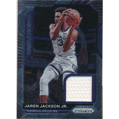 2020-21 Panini Prizm Sensational Swatches #81 Jaren Jackson Jr.