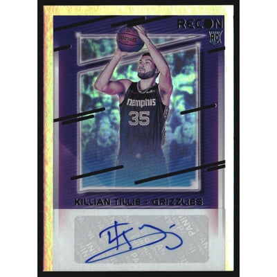 2020-21 Panini Recon Rookie Recon Signatures #27 Killian Tillie