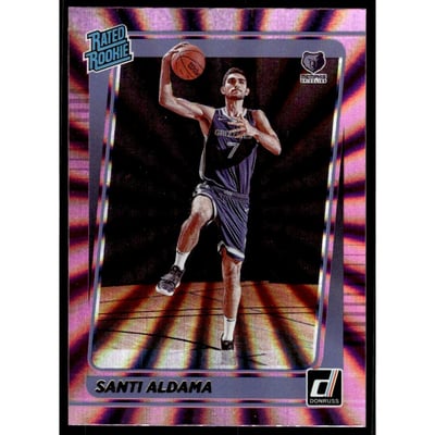 2021-22 Donruss Holo Pink Laser #226 Santi Aldama RR