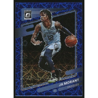 2021-22 Donruss Optic Blue Velocity #144 Ja Morant