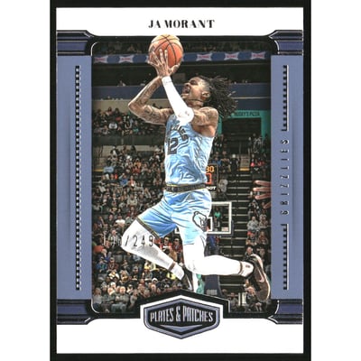 2021-22 Panini Chronicles #435 Ja Morant/Plates and Patches