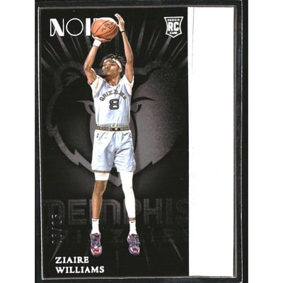 2021-22 Panini Noir #243 Ziaire Williams MET