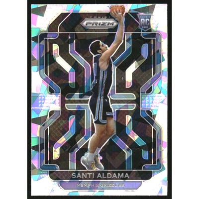 2021-22 Panini Prizm Prizms Ice #276 Santi Aldama