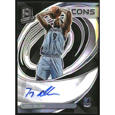 2021-22 Panini Spectra Icons Autographs #29 Tony Allen/99