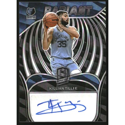 2021-22 Panini Spectra Radiant Signatures #8 Killian Tillie/99