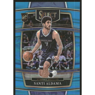 2021-22 Select Prizms Light Blue #64 Santi Aldama