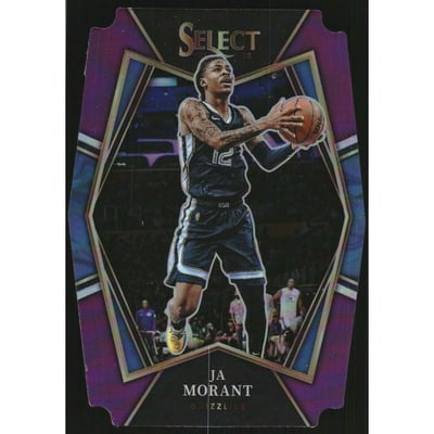 2021-22 Select Prizms Purple Die Cut #125 Ja Morant