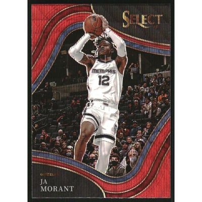2021-22 Select Prizms Red Wave #214 Ja Morant
