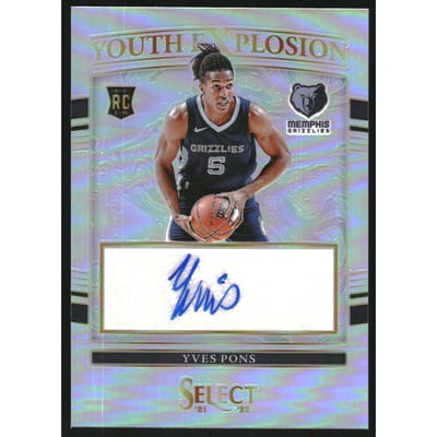 2021-22 Select Youth Explosion Signatures #23 Yves Pons