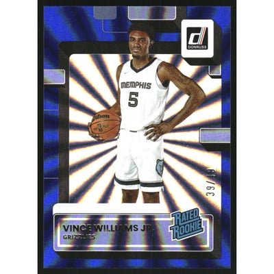 2022-23 Donruss Holo Blue Laser #246 Vince Williams Jr. RR