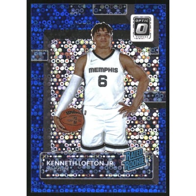 2022-23 Donruss Optic Fast Break Blue #202 Kenneth Lofton Jr. RR