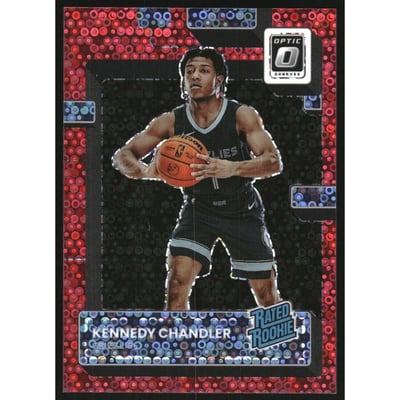 2022-23 Donruss Optic Fast Break Red #219 Kennedy Chandler RR