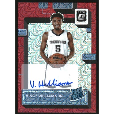 2022-23 Donruss Optic Rated Rookies Signatures Choice #226 Vince Williams Jr.