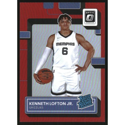 2022-23 Donruss Optic Red #202 Kenneth Lofton Jr. RR