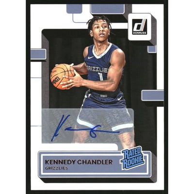 2022-23 Donruss Rated Rookies Signatures #236 Kennedy Chandler