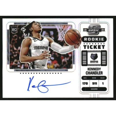 2022-23 Panini Contenders Optic Variations #115 Kennedy Chandler AU