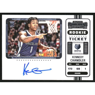 2022-23 Panini Contenders Variations #127 Kennedy Chandler