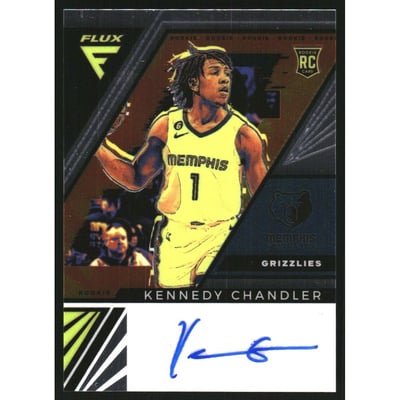 2022-23 Panini Flux Flux Rookie Signatures #45 Kennedy Chandler
