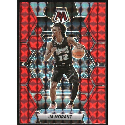 2022-23 Panini Mosaic Mosaic Red #82 Ja Morant