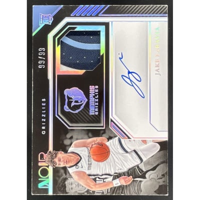 2022-23 Panini Noir #361 Jake LaRavia Autograph RC Auto /99