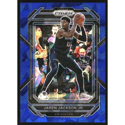 2022-23 Panini Prizm Prizms Blue Ice #206 Jaren Jackson Jr.