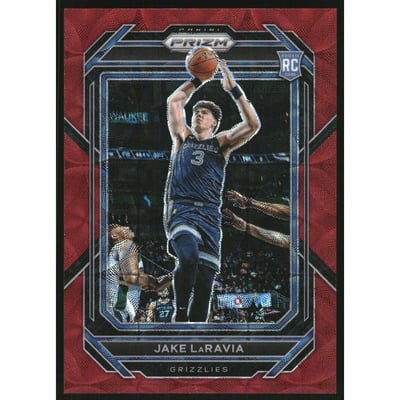 2022-23 Panini Prizm Prizms Choice Red #244 Jake LaRavia