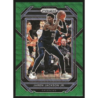 2022-23 Panini Prizm Prizms Green Wave #206 Jaren Jackson Jr.