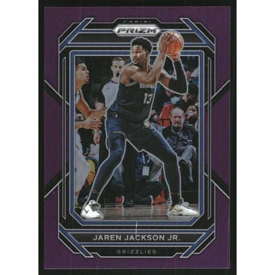 2022-23 Panini Prizm Prizms Purple #206 Jaren Jackson Jr.