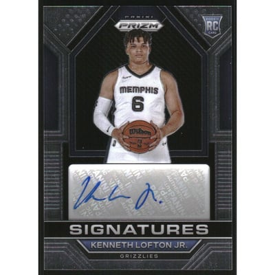 2022-23 Panini Prizm Rookie Signatures #38 Kenneth Lofton Jr.