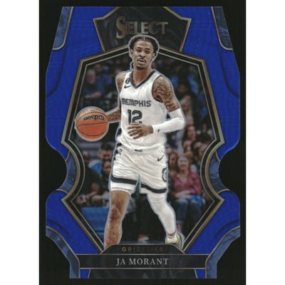 2022-23 Select Prizms Blue Die Cut #158 Ja Morant