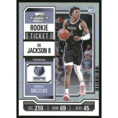 2023-24 Panini Contenders Optic Rookies Silver #6 GG Jackson II