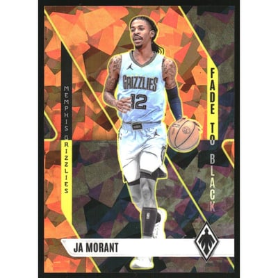 2023-24 Panini Phoenix Fade To Black Phoenix Orange Ice #15 Ja Morant