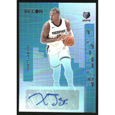 2023-24 Panini Recon Archetype Signatures #10 Xavier Tillman