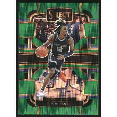 2023-24 Select Prizms Green Shock #65 Ja Morant