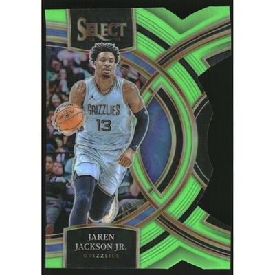 2023-24 Select Prizms Neon Green Die-Cut #171 Jaren Jackson Jr.