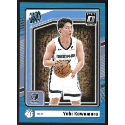 2024-25 Donruss Optic Aqua #287 Yuki Kawamura RR