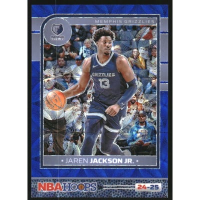 2024-25 Hoops Premium Prizms Blue Scope #113 Jaren Jackson Jr.
