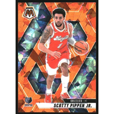 2024-25 Panini Mosaic Mosaic Orange Ice #132 Scotty Pippen Jr.