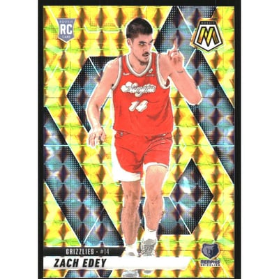 2024-25 Panini Mosaic Mosaic Reactive Yellow #249 Reed Sheppard