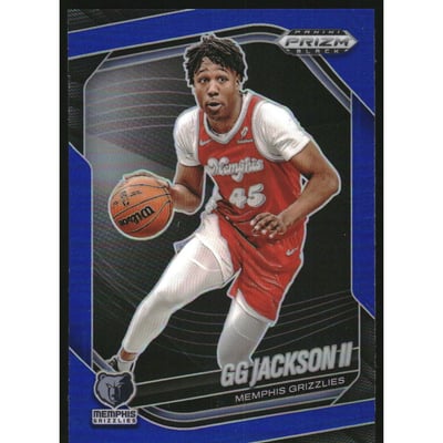 2024-25 Panini Prizm Black Prizms Blue #105 GG Jackson II