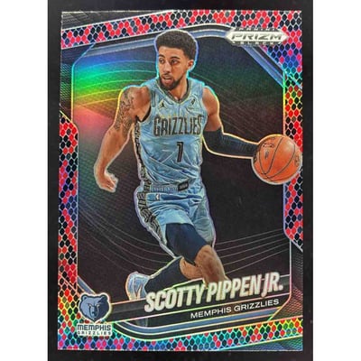 2024-25 Panini Prizm Black Snakeskin Prizms #221 Scotty Pippen Jr.
