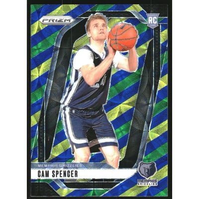 2024-25 Panini Prizm Prizms Choice Blue Yellow and Green #246 Cam Spencer