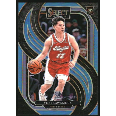 2024-25 Select Light Blue Prizms #168 Yuki Kawamura
