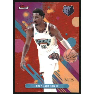 2025-26 Finest Orange Refractors #94 Jaren Jackson Jr. C