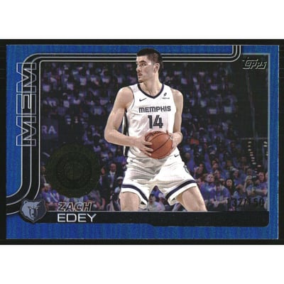 2025-26 Topps Blue Rainbow #186 Zach Edey