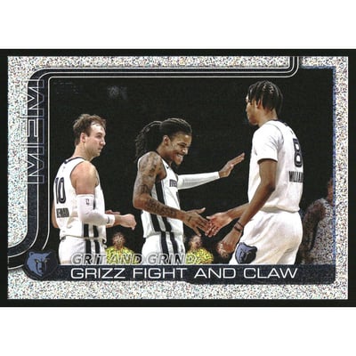 2025-26 Topps Sandglitter #298 Grit and Grind/Luke Kennard/Ja Morant/Ziaire Williams