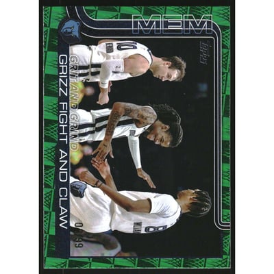 2025-26 Topps Season Tip Off Green Foilboard #298 Grit and Grind/Luke Kennard/Ja Morant/Ziaire Williams